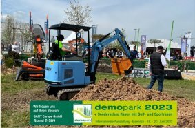 The new electric mini excavator SY19E from SANY