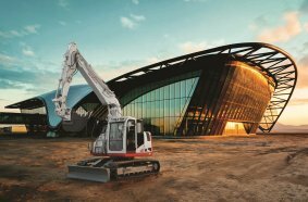 The new 16-tonne Takeuchi TB 3150 RCV compact excavator