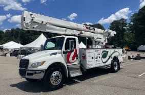 Terex Utilities Names First 9 Utilities to Order New All-Electric Bucket Truck