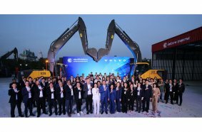 Celebrating Volvo CE’s partnership with CHAB and the New Generation EC210 launch in Thailand