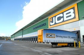 The JCB World Logistics Centre in Newcastle, Staffs