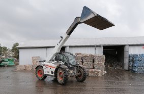 Three Bobcat Telehandlers for Waste Recycling in East Poland
