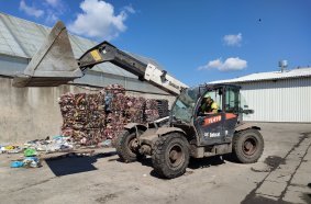 Three Bobcat Telehandlers for Waste Recycling in East Poland