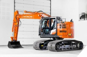 Hitachi presents new ZX135USL-7 forestry excavator