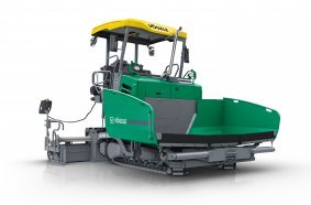 Compact and efficient: The Vögele SUPER 1300-3i Compact Class paver features a maximum laydown rate of 385 tons per hour and can pave at widths up to 16 ft 5 in.