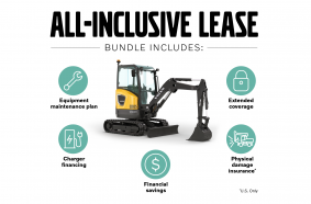 Volvo CE All-inclusive Lease Infographic
