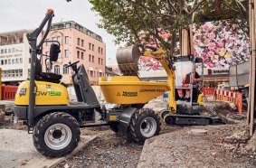Wacker Neuson zero emission in Stuttgart city center <br> Image source: Wacker Neuson SE 