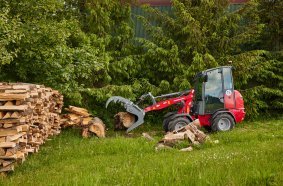 Weidemann Hoftrac® 1190e with Lithium-Ion battery