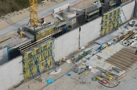 Doka supports expansion of what will become the world’s largest enclosed drinking water reservoir.