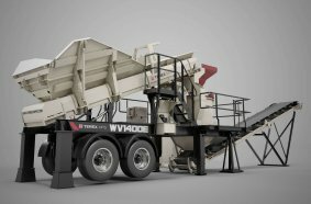  WV1400E Portable Vertical Shaft Impact Crusher