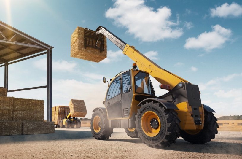 Continental has launched CompactMaster AG, a new telehandler and skid-steer loader tire. <br>Image source: Continental Reifen Deutschland GmbH </br> 