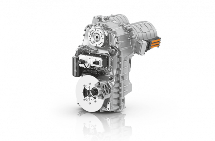 Komplettierung des eTRAC-Portfolios für größere Baumaschinen:  eCD110-210 für Baumaschinen bis zu 20 t<br>BILDQUELLE: ZF Friedrichshafen AG
