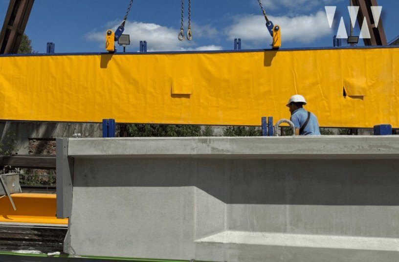 MOLDTECH supplies a 400 t self-reacting prestressing system in Ukraine<br>IMAGE SOURCE: Anmopyc; MOLDTECH