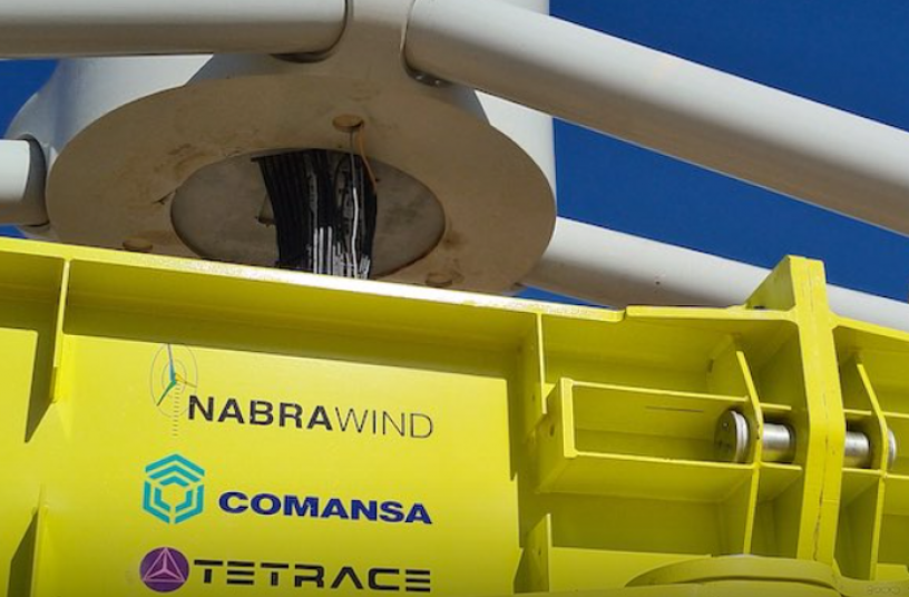 Comansa has joined forces with Navarra-based companies Nabrawind and Tetrace, to create Navassy, a joint-venture which has designed and manufactured the first automated lifting system for Nabralift 2.0 wind towers.<br>IMAGE SOURCE: Anmopyc; COMANSA