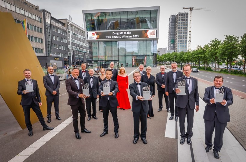 arculus, Cargotec, idealworks, Interroll Group, STILL and VOLUME Lagersysteme win the IFOY AWARDS 2021 <br>Image source: IFOY AWARD