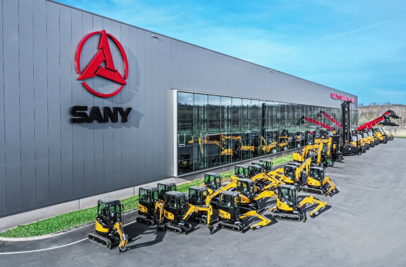 SANY's headquarter in Germany - close to Cologne<br>IMAGE SOURCE: SANY Europe GmbH