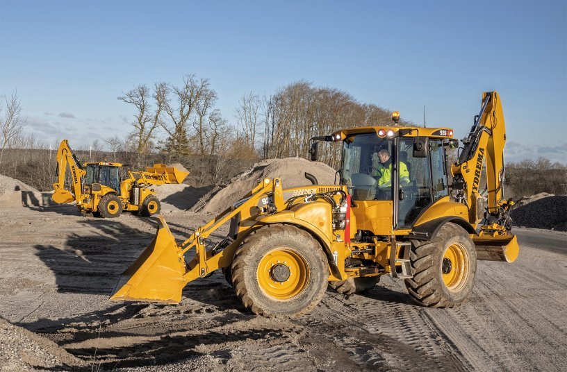 Hydrema launches new series of backhoe loaders with Cummins Stage 5 engines which fully meet the latest emission requirements. <br> Image source: Hydrema Group