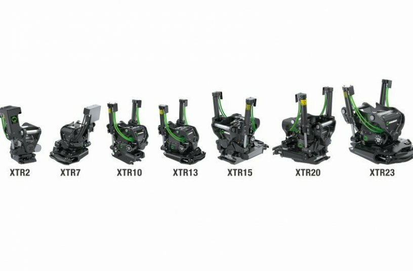 Steelwrist XTR tiltrotator range<br>IMAGE SOURCE: Steelwrist AB