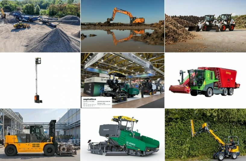 Product launches of September (Bobcat loaders, DEVELON excavators, Vögele pavers, and more)