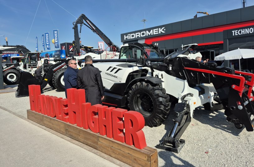 HİDROMEK attracted attention at bauma 2025 with 14 new models<br>IMAGE SOURCE: HİDROMEK