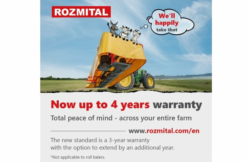 Up to 4 Years of Warranty: More Confidence with ROZMITAL Equipment<br>IMAGE SOURCE: ROZMITAL