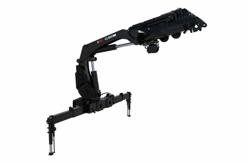 Hiab launches the new HIAB iQ.708 HIPRO 60-70 tm range loader crane<br>IMAGE SOURCE: Hiab