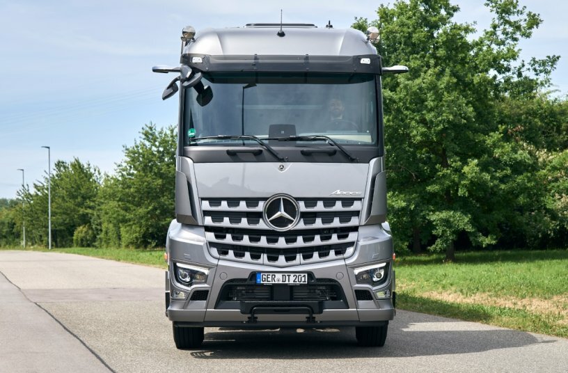 Mercedes-Benz Trucks präsentiert auf der bauma 2022 maßgeschneiderte integrierte Lösungen für den Bauverkehr<br>BILDQUELLE: Daimler Truck AG