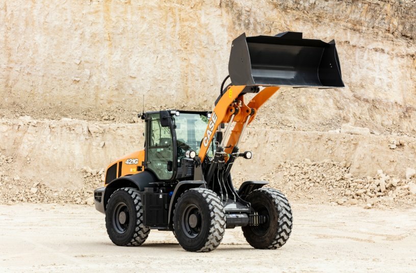 CASE nimmt das 100-PS-Segment mit dem neuen Radlader 421G in Angriff<br>BILDQUELLE: CASE