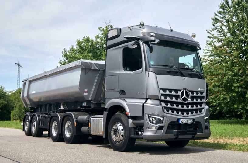 Mercedes-Benz Trucks präsentiert auf der bauma 2022 maßgeschneiderte integrierte Lösungen für den Bauverkehr<br>BILDQUELLE: Daimler Truck AG
