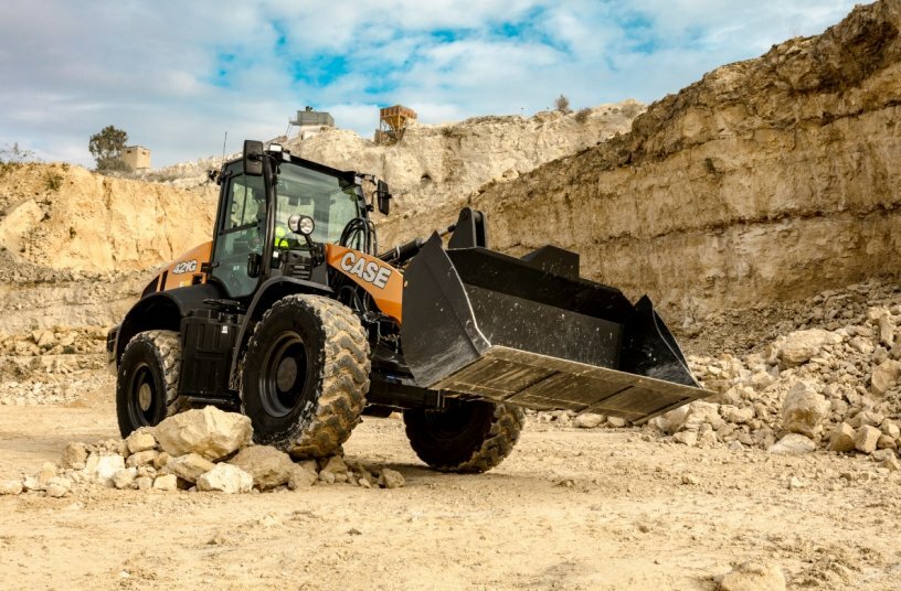 CASE nimmt das 100-PS-Segment mit dem neuen Radlader 421G in Angriff<br>BILDQUELLE: CASE
