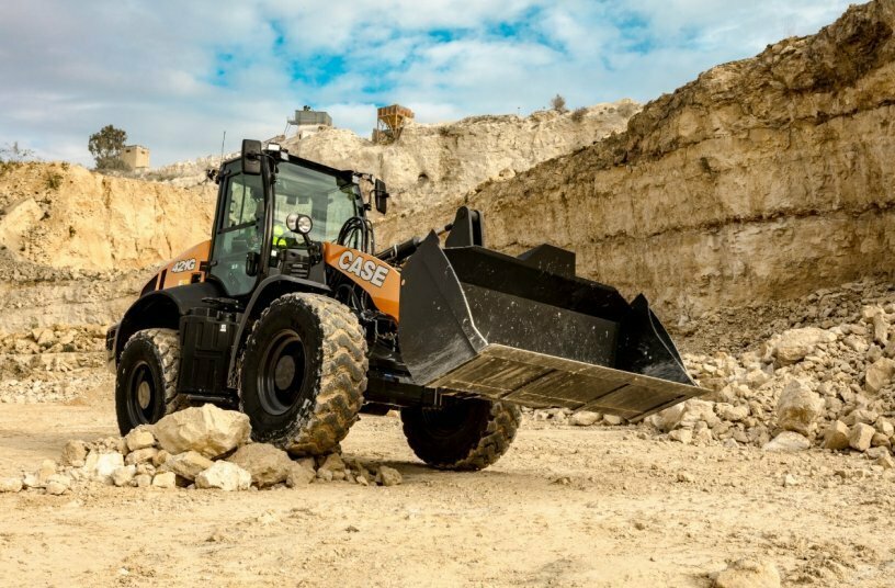 CASE takes on 100hp segment with new 421G wheel loader<br>IMAGE SOURCE: CASE