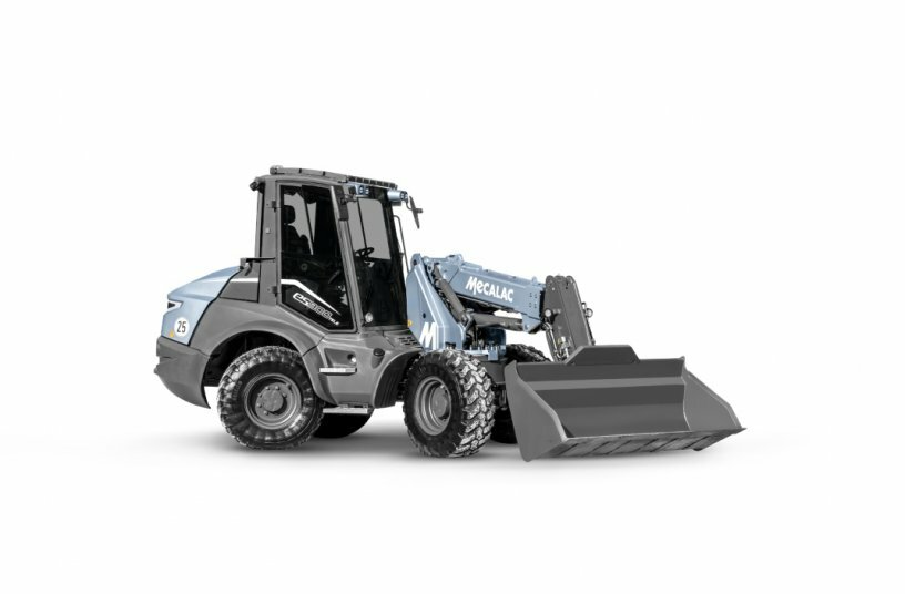 Mecalac erweitert seine Null-Emissions-Reihe mit dem eS900tele, einem neuen Teleskopschwenklader, der zu 100% elektrisch betrieben wird<br>BILDQUELLE: Mecalac