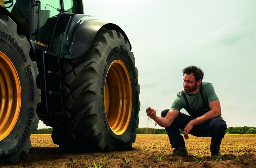 Continental Agricultural Tires pays special attention to soil protection, fuel savings and durability. The VF Tractor Master Hybrid stands for high traction on the road and fuel efficiency in the field.<br>IMAGE SOURCE: Continental