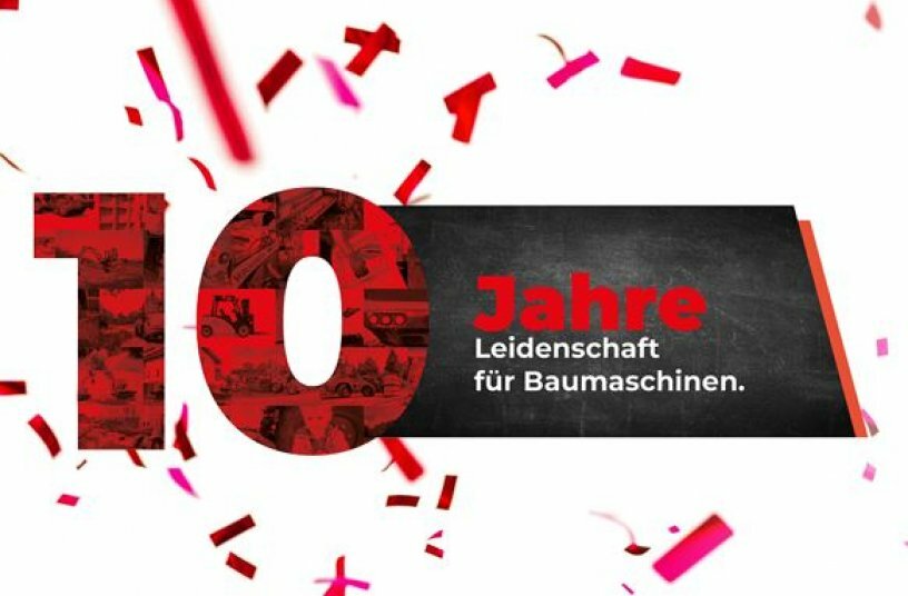 10 Jahre Leidenschaft für Baumaschinen<br>BILDQUELLE: Wild Baumaschinen GmbH