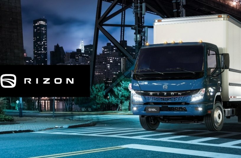 RIZON truck with Van body<br>IMAGE SOURCE: Daimler Truck AG