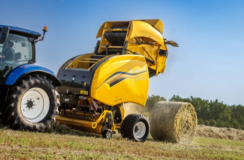 New Holland Roll-Belt 180 PLUS<br>IMAGE SOURCE: New Holland Agriculture