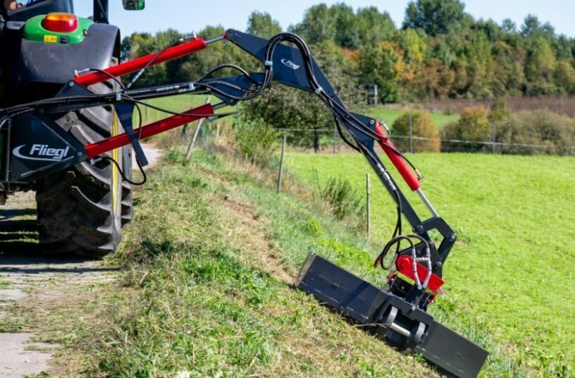 Fliegl Auslegearm<br>BILDQUELLE: Fliegl Agrartechnik