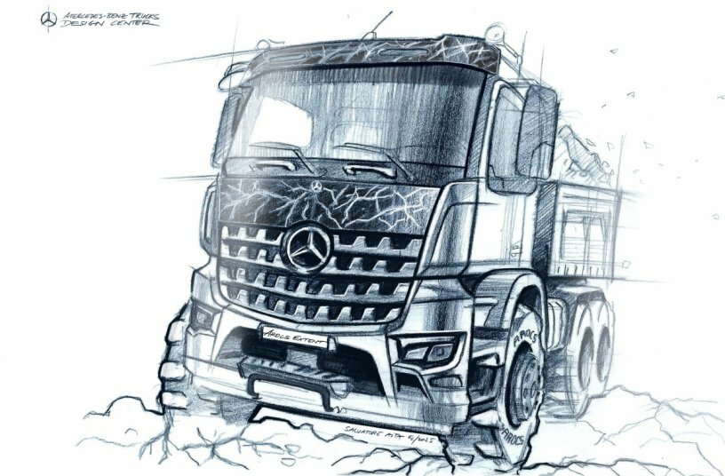 Mercedes-Benz Trucks auf der bauma 2025: Nachhaltige Fahrzeug-, Service- und Mobilitätslösungen für den Bauverkehr<br>BILDQUELLE: Daimler Truck AG
