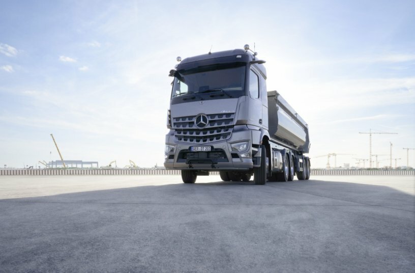 Mercedes-Benz Trucks auf der bauma 2025: Nachhaltige Fahrzeug-, Service- und Mobilitätslösungen für den Bauverkehr<br>BILDQUELLE: Daimler Truck AG