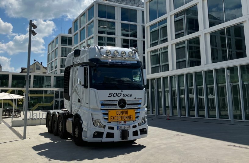 Mercedes-Benz Trucks auf der bauma 2025: Nachhaltige Fahrzeug-, Service- und Mobilitätslösungen für den Bauverkehr<br>BILDQUELLE: Daimler Truck AG