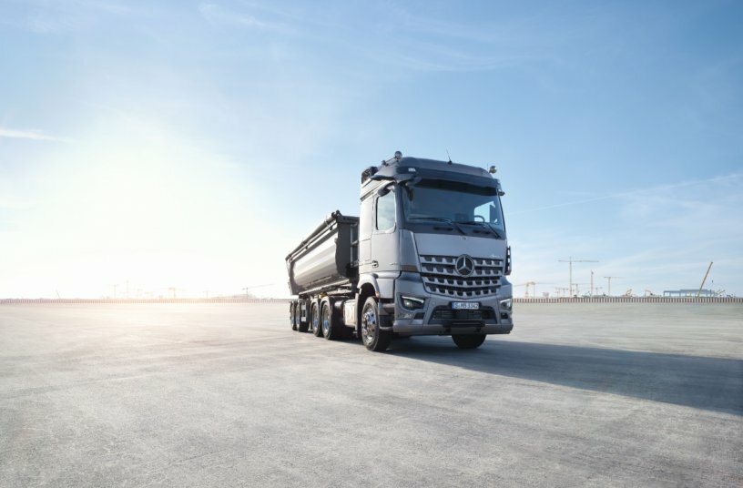 Mercedes-Benz Trucks auf der bauma 2025: Nachhaltige Fahrzeug-, Service- und Mobilitätslösungen für den Bauverkehr<br>BILDQUELLE: Daimler Truck AG