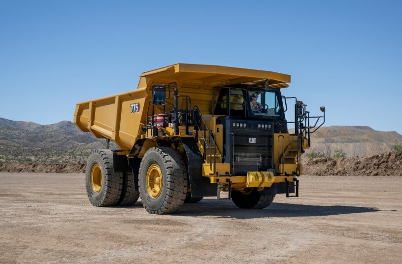 Cat® 775 Off-Highway Truck<br>IMAGE SOURCE: Caterpillar