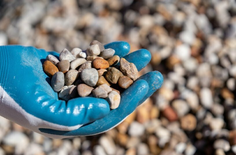 Recyceltes Gesteinsmaterial<br>BILDQUELLE: JComms; CDE