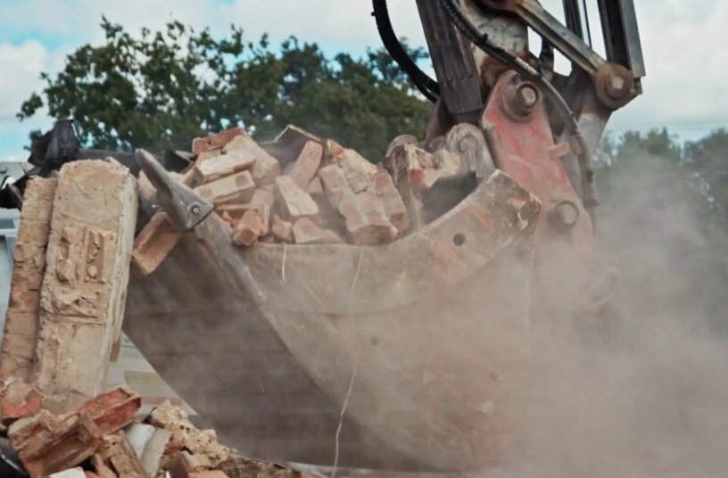 Demolition waste<br>IMAGE SOURCE: JComms; CDE