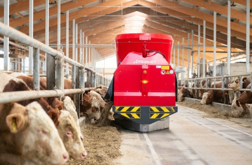 Feed more efficiently with less fuel!<br>IMAGE SOURCE: Trioliet BV