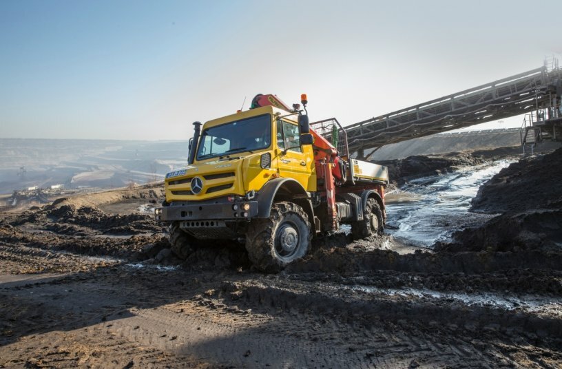 Mercedes-Benz Trucks auf der bauma 2025: Nachhaltige Fahrzeug-, Service- und Mobilitätslösungen für den Bauverkehr<br>BILDQUELLE: Daimler Truck AG
