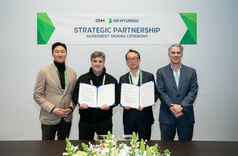CNH and HD Hyundai announce joint innovation program for the construction sector at CES<br>IMAGE SOURCE: CNH Industrial N.V.