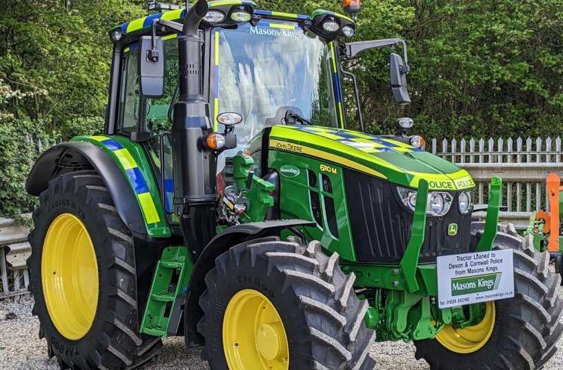 Devon & Cornwall Police reveal force tractor to spread awareness of ...