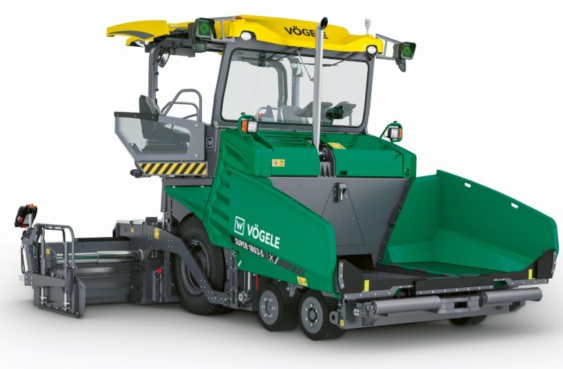 First wheeled paver of the Dash 5 generation: At Bauma 2025, Vögele presents the new SUPER 1803-5 X-Tier.<br>IMAGE SOURCE: WIRTGEN GROUP