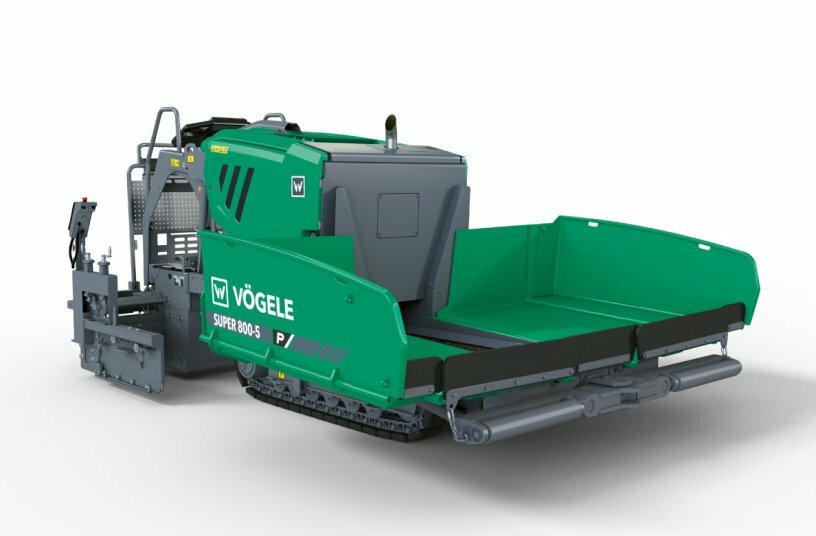 Better visibility, more order, more convenience: The new SUPER 800-5 P-Tier mini paver from Vögele offers numerous advantages.<br>IMAGE SOURCE: WIRTGEN GROUP